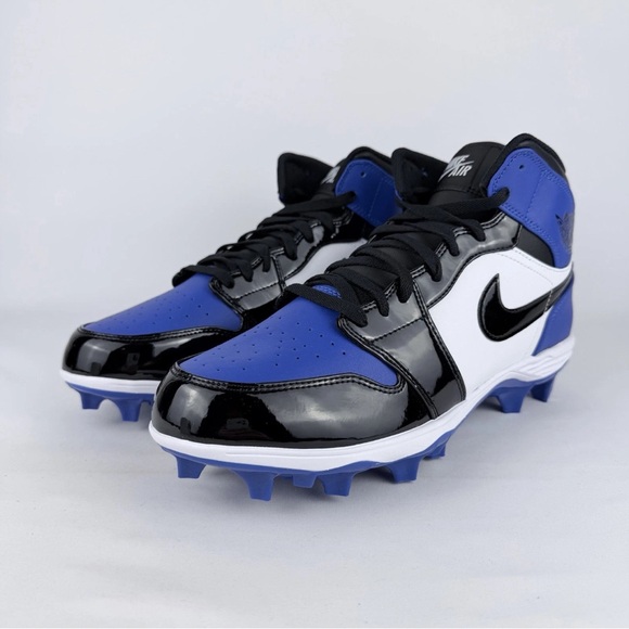 Nike Air Jordan 1 Mid TD Game Royal Football Cleats FJ6805-401 Men’s Size 11.5